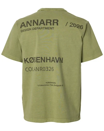 ANNARR - ANRRo Location T-Shirt - Mosstone